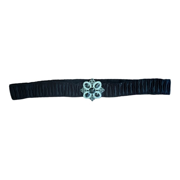 Chico's Black Stretchy Belt‎ - Picture 1 of 3